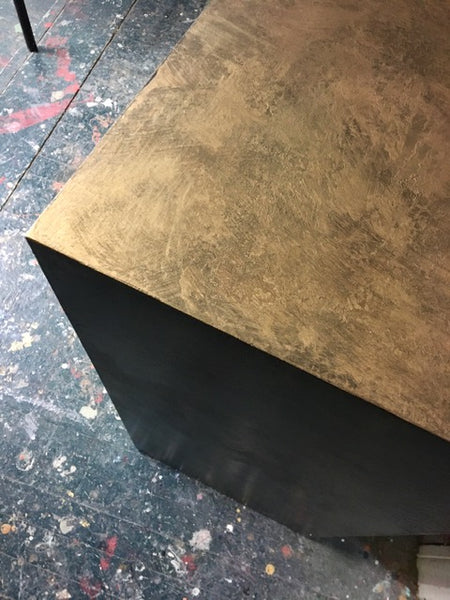 Pedestal- Foundry Bronze Painted Finish