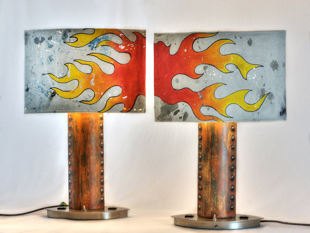 Lamp- Culture Collision Series, Iconic Flame Design