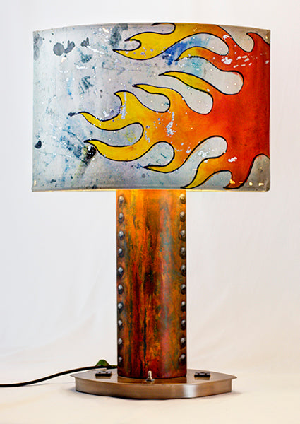 Lamp- Culture Collision Series, Iconic Flame Design