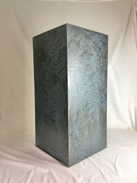 Pedestal- Meteorite Shower Venetian Plaster Finish