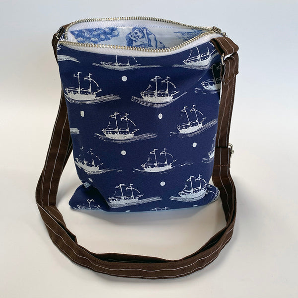 Less Is More- Ship 'n Shore in Blue Cross Body Bag